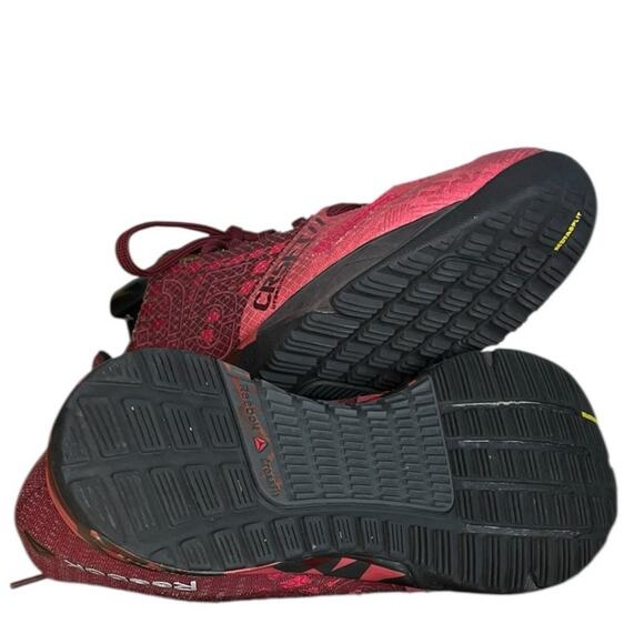 Womens Reebok Crossfit Nano 5.0 V72420 Athletic Training Sneaker Size 9.5 Red - Picture 5 of 6